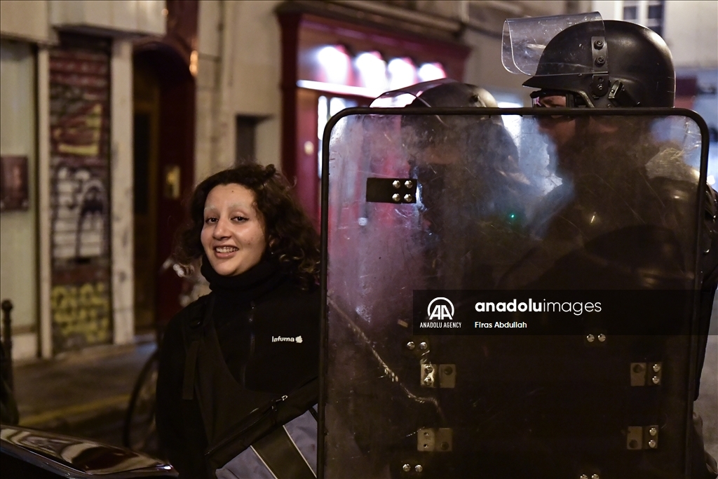 Pension reform demonstrations in Paris