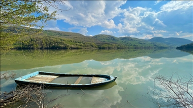 Hasanlar Barajı son yağışlarla suya doydu