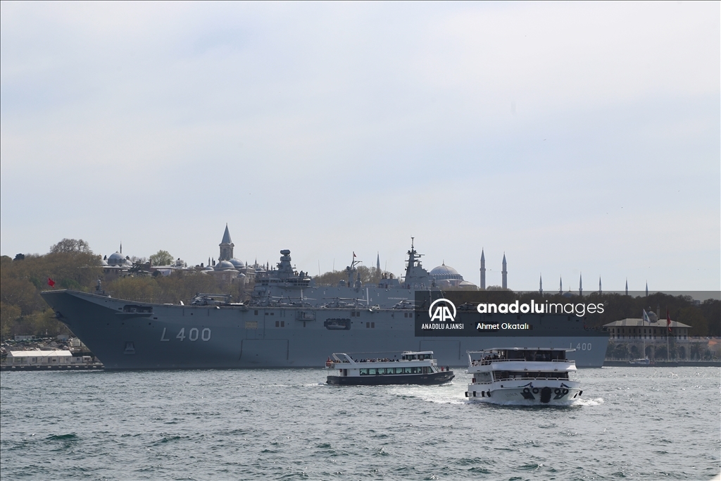 TCG Anadolu, Sarayburnu Limanı'nda vatandaşların ziyaretine açılacak