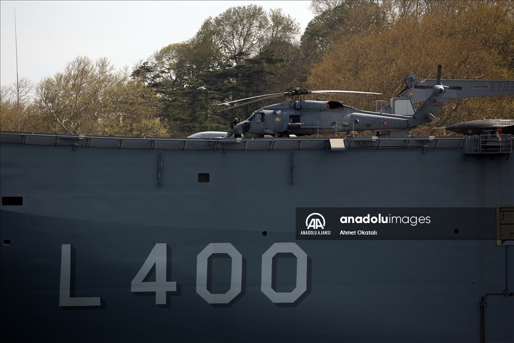 TCG Anadolu, Sarayburnu Limanı'nda vatandaşların ziyaretine açılacak