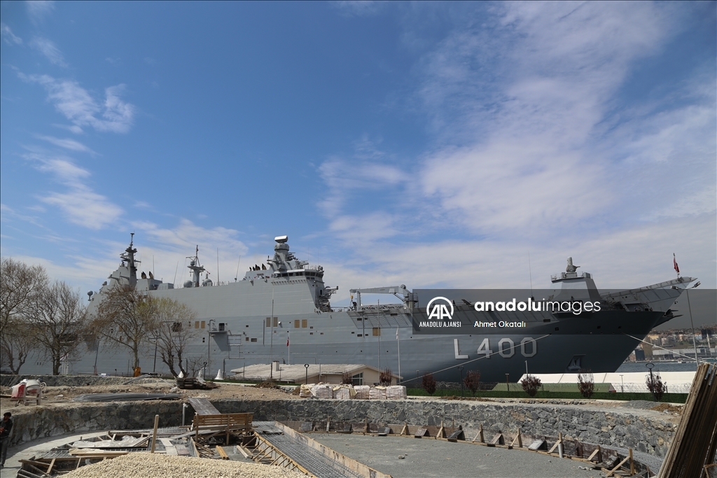 TCG Anadolu, Sarayburnu Limanı'nda vatandaşların ziyaretine açılacak