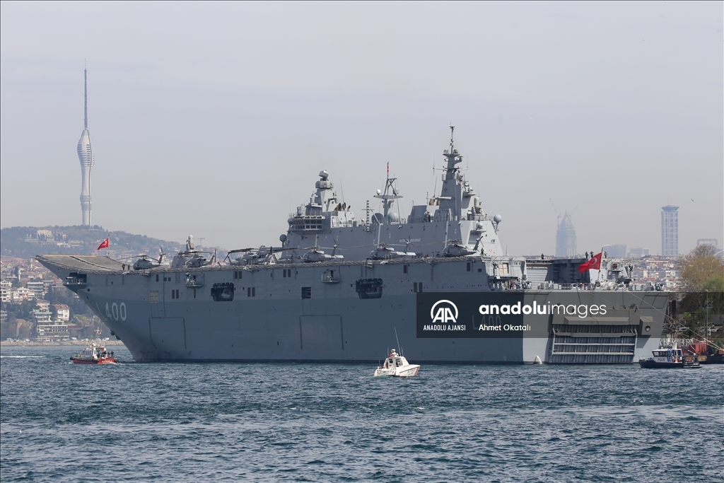 TCG Anadolu, Sarayburnu Limanı'nda vatandaşların ziyaretine açılacak