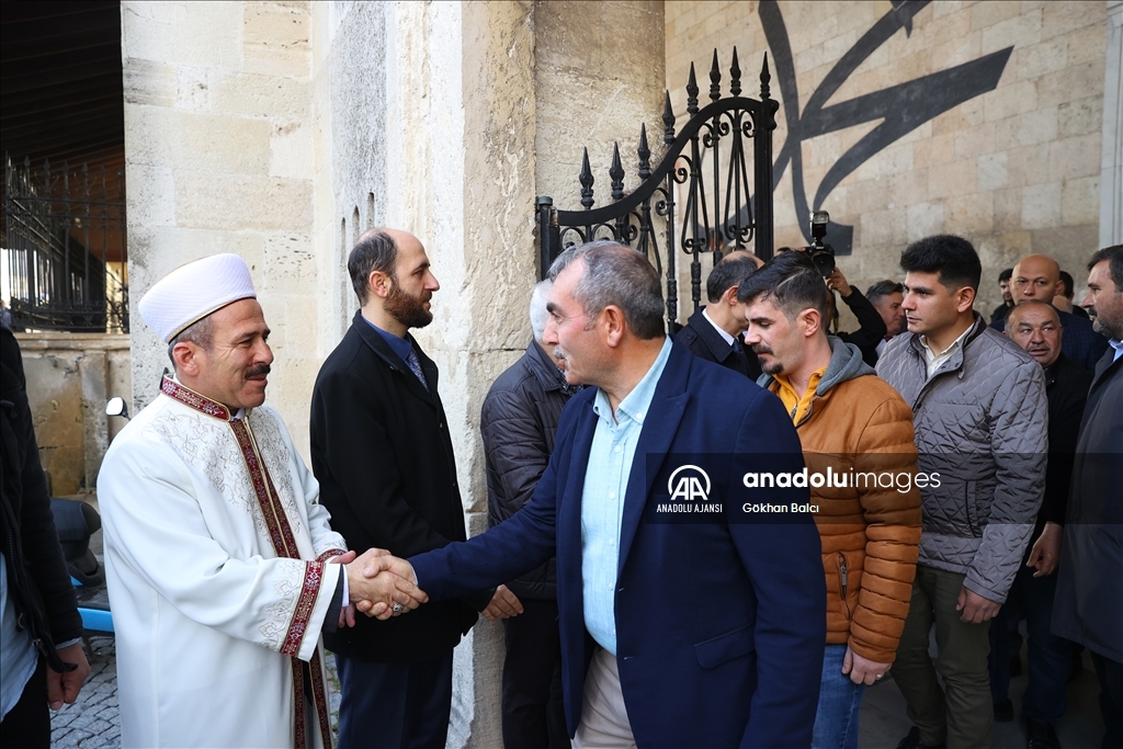 Edirne'de bayram namazı kılındı