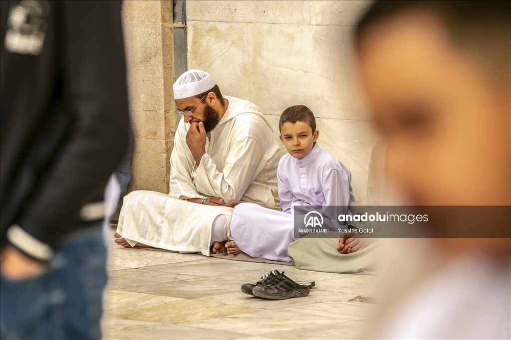 Tunus'ta Ramazan Bayramı namazı