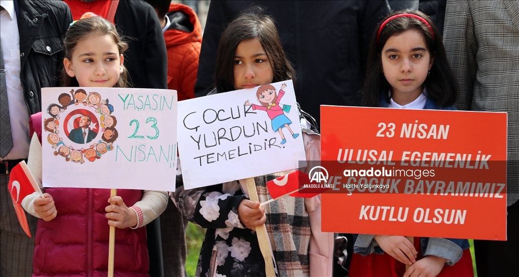 Sivas'ta 23 Nisan Ulusal Egemenlik ve Çocuk Bayramı kutlandı
