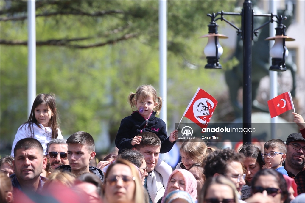 Kırklareli'nde 23 Nisan Ulusal Egemenlik ve Çocuk Bayramı kutlandı