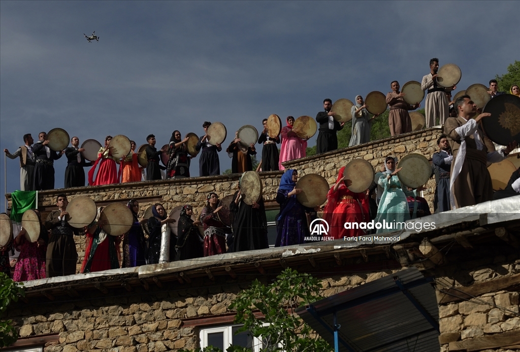 لە ھەورامان بە بەشداری زیاتر لە ٢٧٠ دەفژەن فێستیڤاڵی جەژنی گەورە بەرێوەچوو