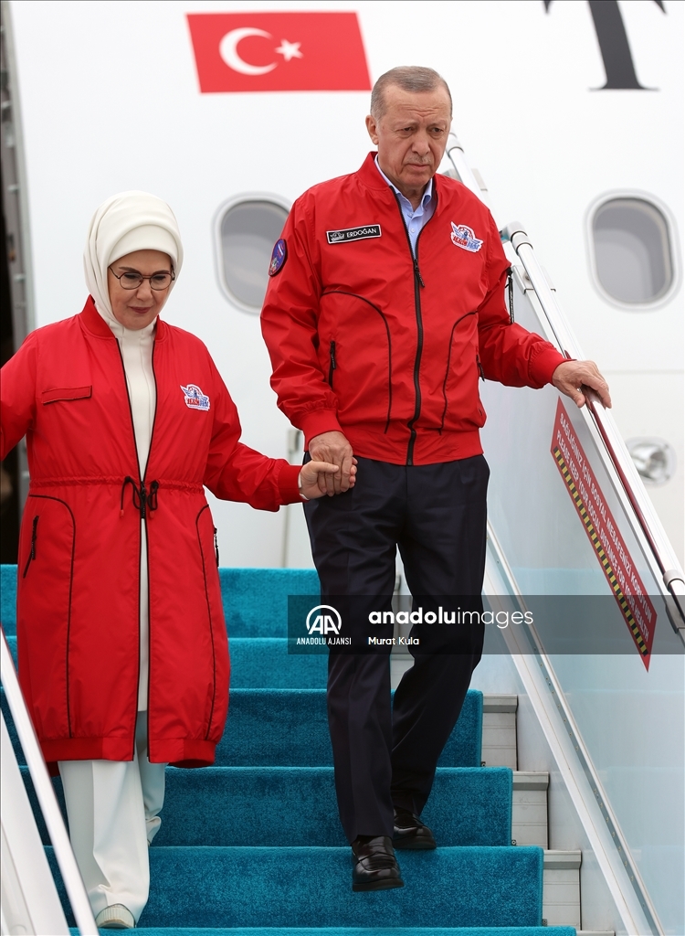 Cumhurbaşkanı Erdoğan, TEKNOFEST'i ziyaret etti