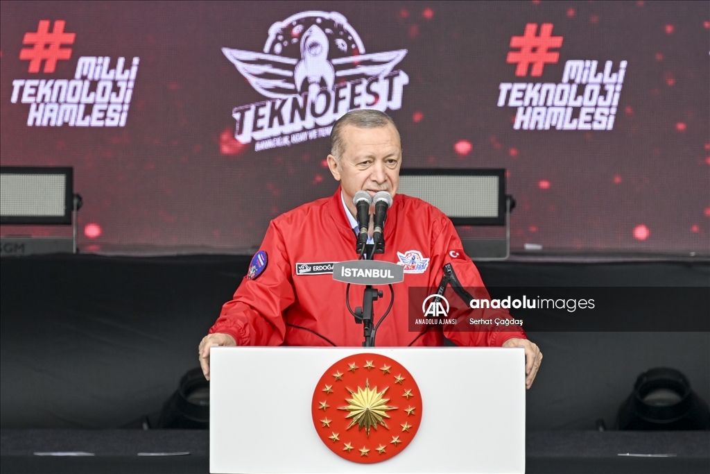 Cumhurbaşkanı Erdoğan, TEKNOFEST'i ziyaret etti