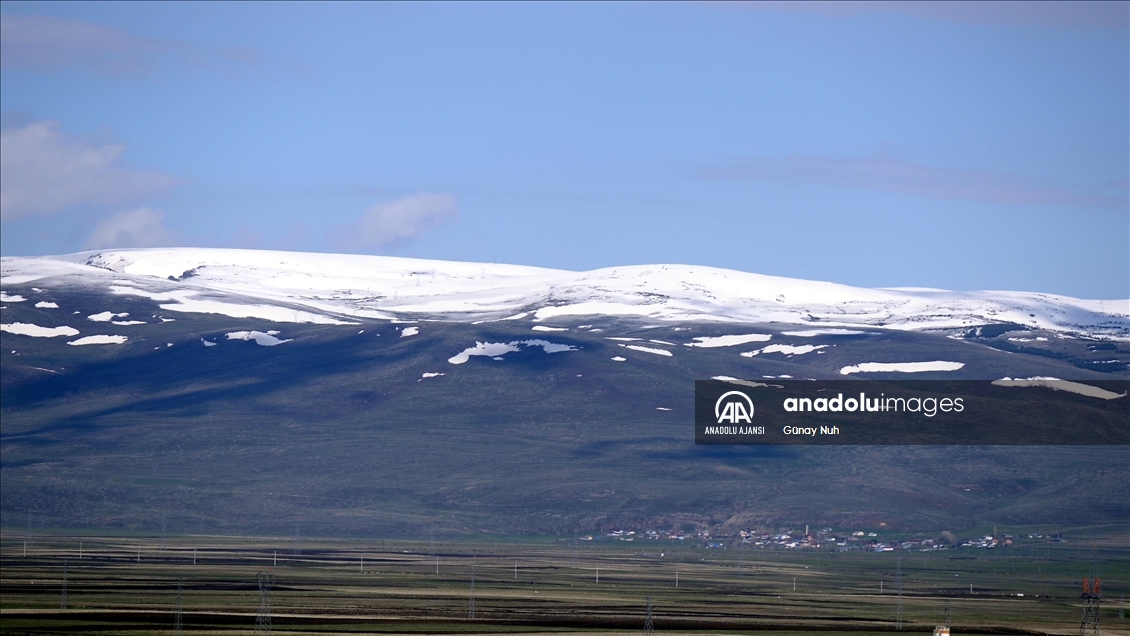 Ardahan'da kar yağışı etkili oldu