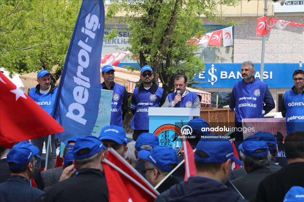 Çankırı'da 1 Mayıs Emek ve Dayanışma Günü kutlanıyor