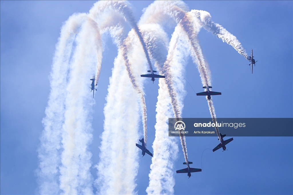 نمایش جنگنده‌های نیروهای هوایی ارتش مراکش در «تکنوفست استانبول»