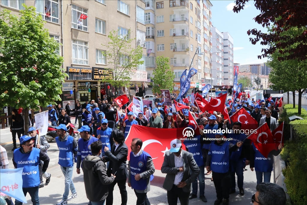 Çankırı'da 1 Mayıs Emek ve Dayanışma Günü kutlanıyor