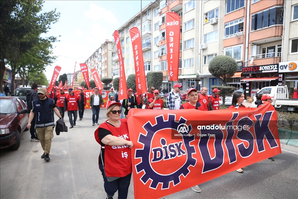 Kırklareli'nde 1 Mayıs Emek ve Dayanışma Günü kutlanıyor