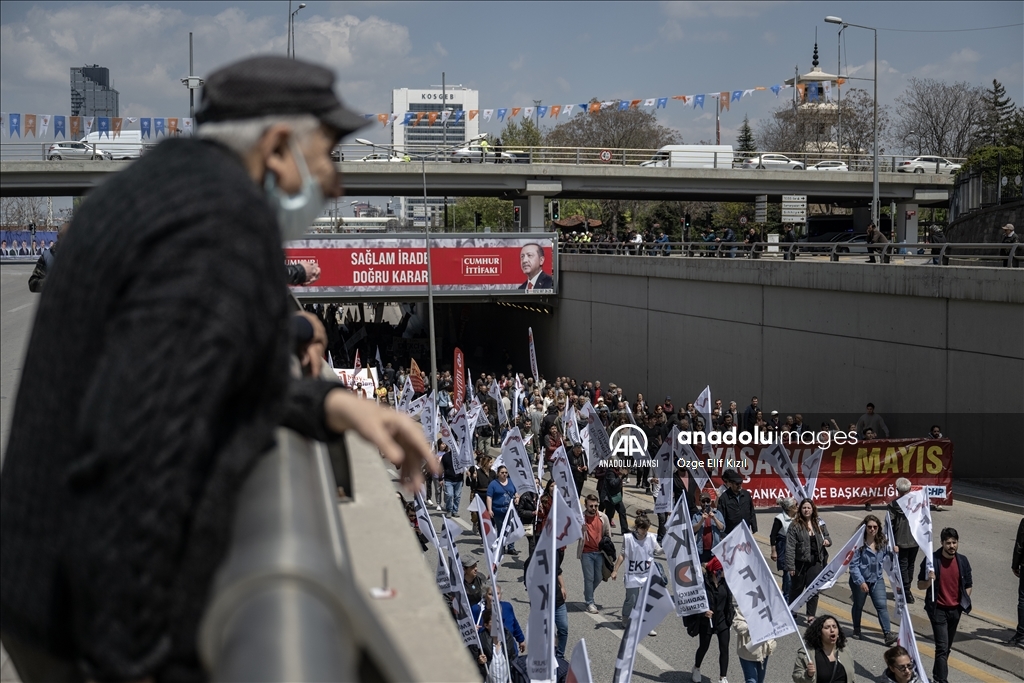 Başkentte 1 Mayıs Emek ve Dayanışma Günü kutlandı