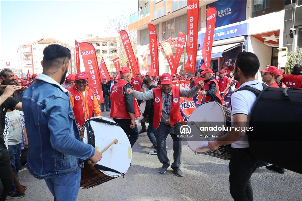 Kırklareli'nde 1 Mayıs Emek ve Dayanışma Günü kutlanıyor