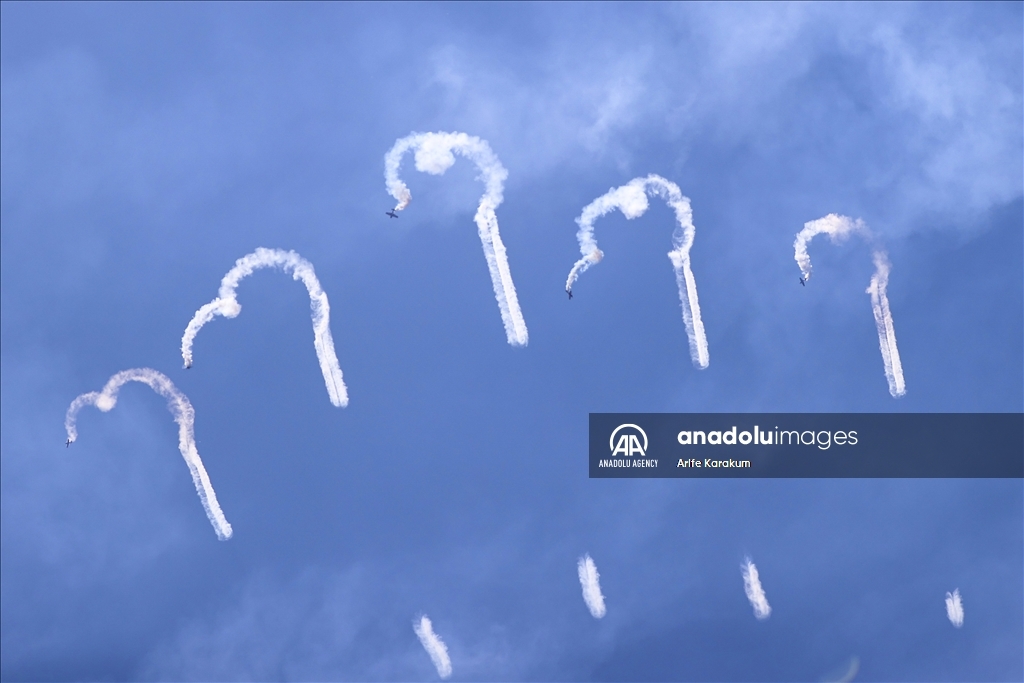 نمایش جنگنده‌های نیروهای هوایی ارتش مراکش در «تکنوفست استانبول»