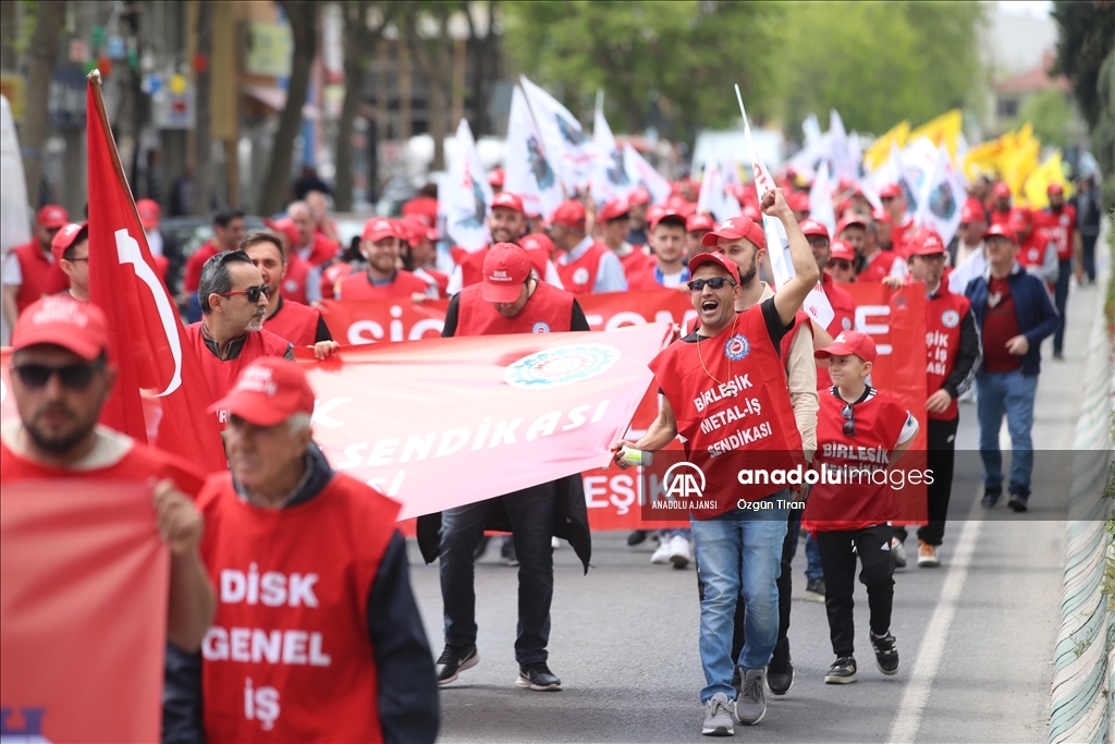 Kırklareli'nde 1 Mayıs Emek ve Dayanışma Günü kutlanıyor
