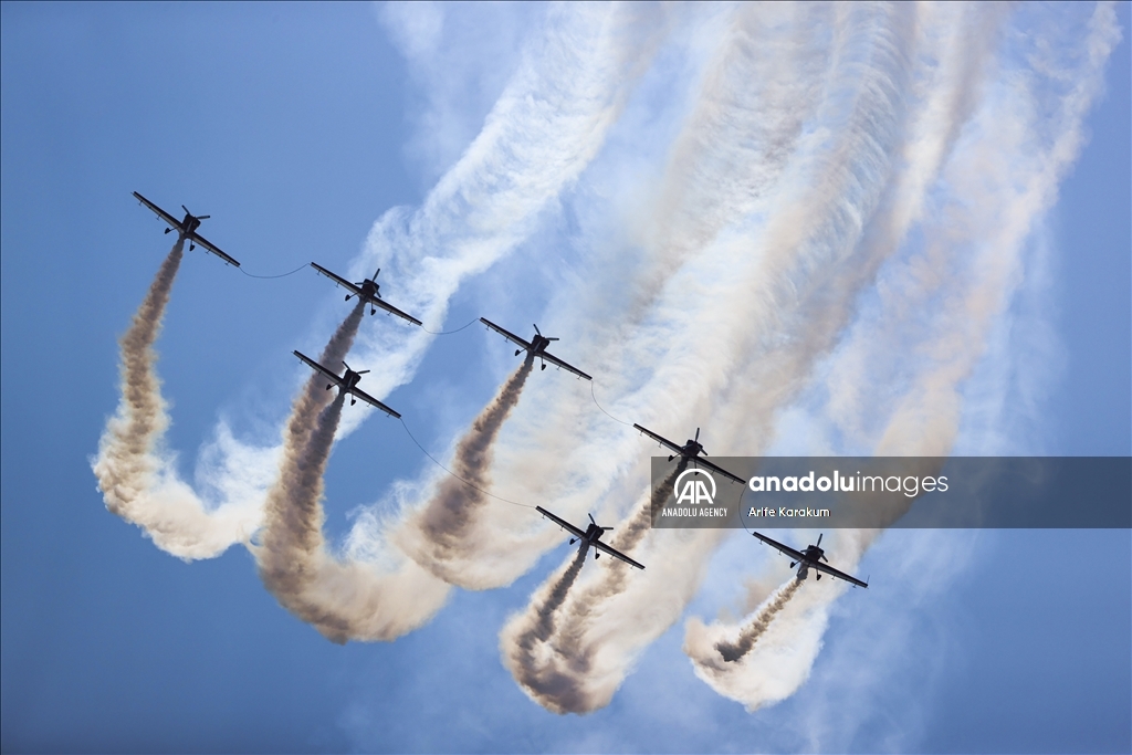 نمایش جنگنده‌های نیروهای هوایی ارتش مراکش در «تکنوفست استانبول»