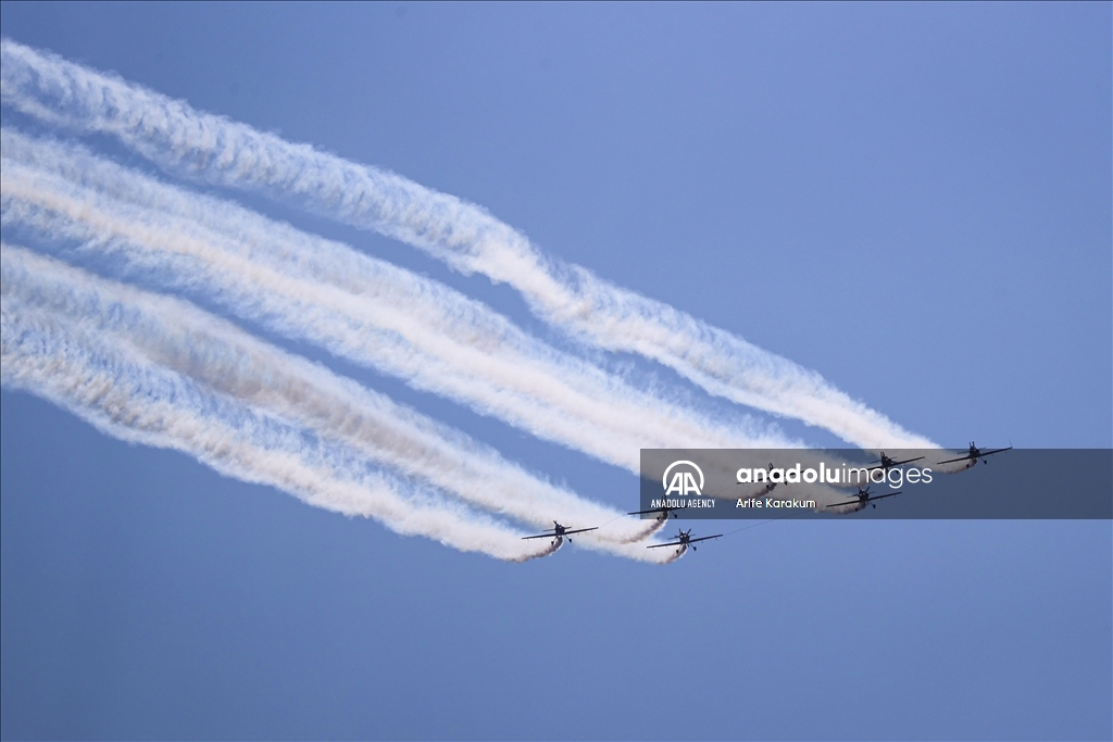 نمایش جنگنده‌های نیروهای هوایی ارتش مراکش در «تکنوفست استانبول»