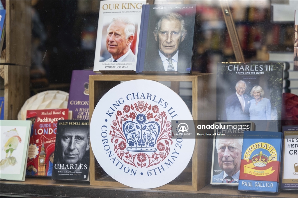 Preparations for the coronation of King Charles III in London