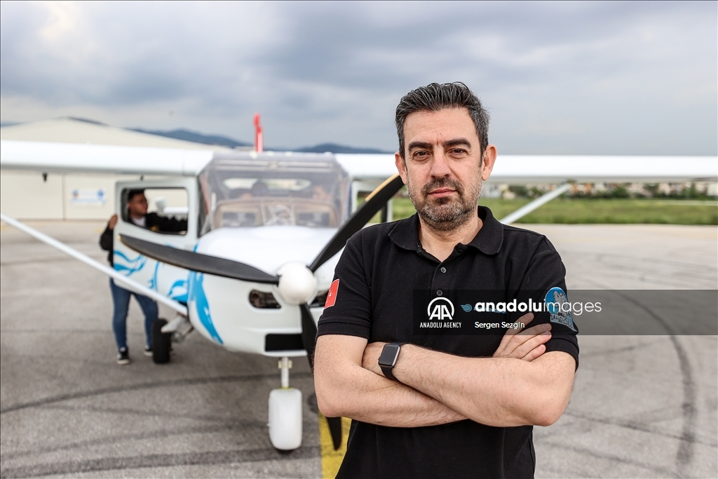 هواپیمای آموزشی «تروی T200» ترکیه برای اولین بار روی باند فرود آمد