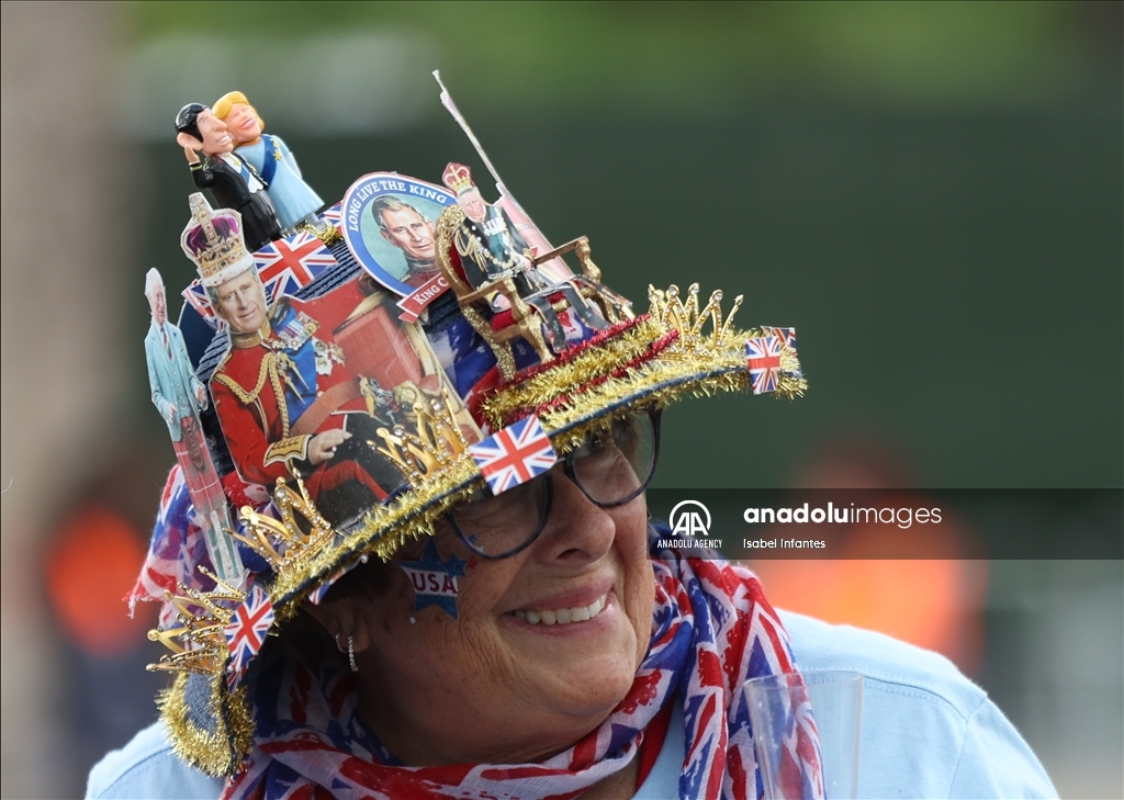 Preparations for the coronation of King Charles III in London