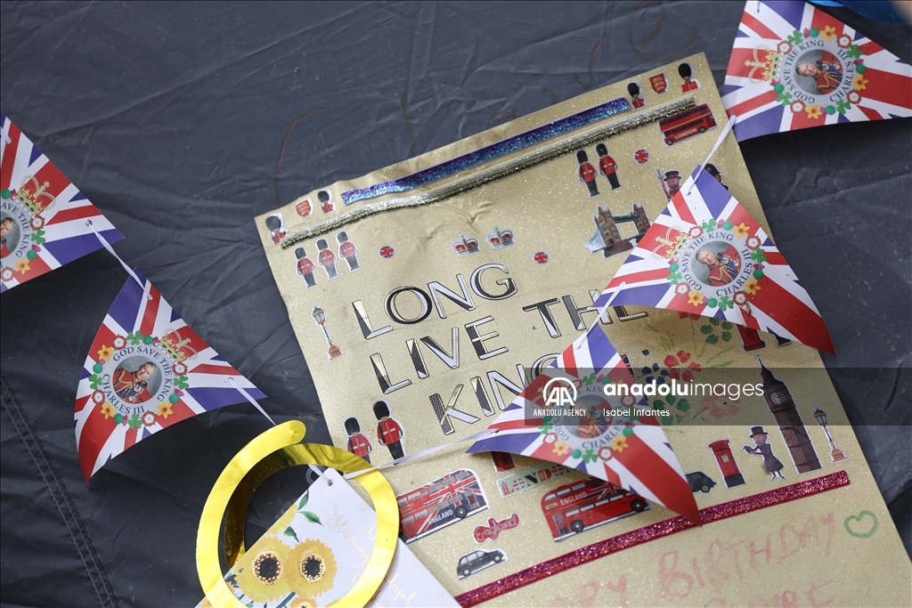 Preparations for the coronation of King Charles III in London