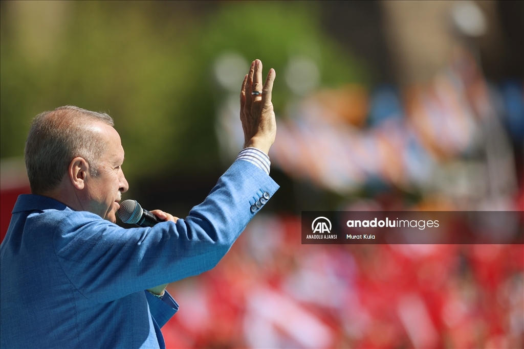Cumhurbaşkanı ve AK Parti Genel Başkanı Erdoğan, partisinin Kayseri mitinginde konuştu