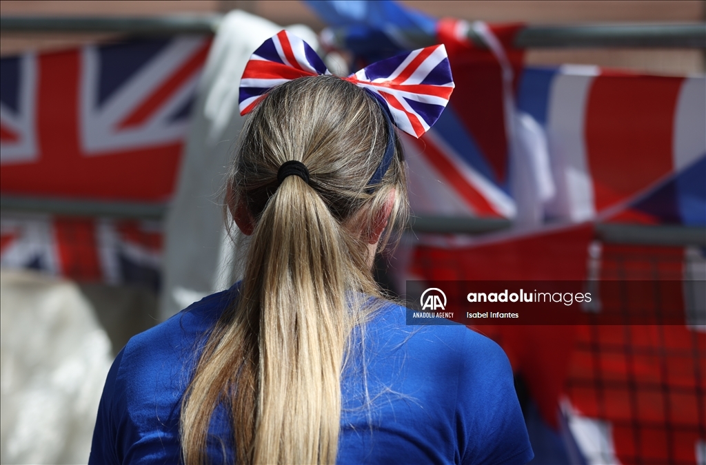 Preparations for the coronation of King Charles III in London