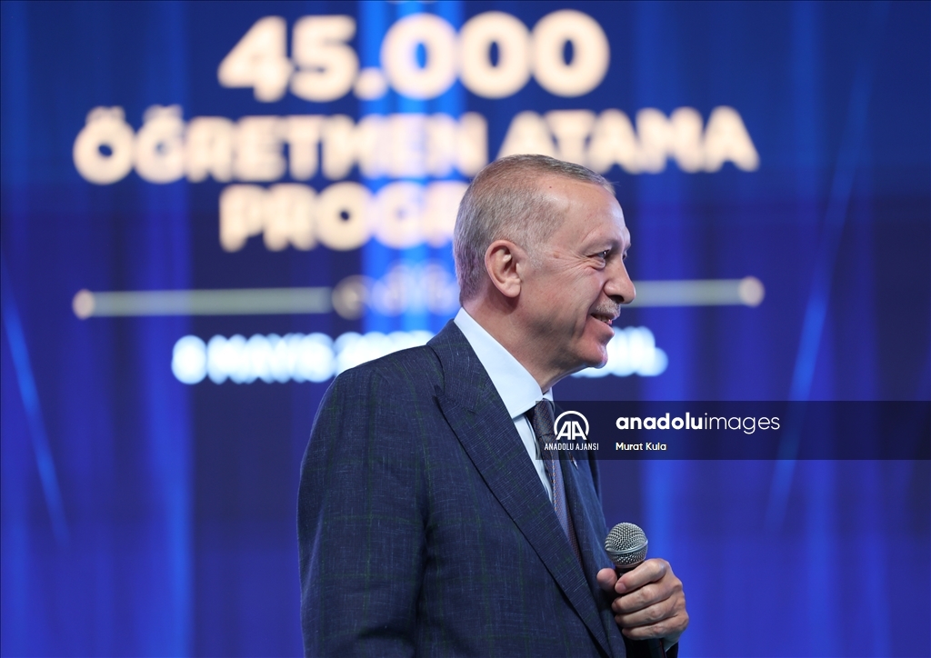 Cumhurbaşkanı Erdoğan, “45 bin Öğretmen Atama Programı”na katıldı