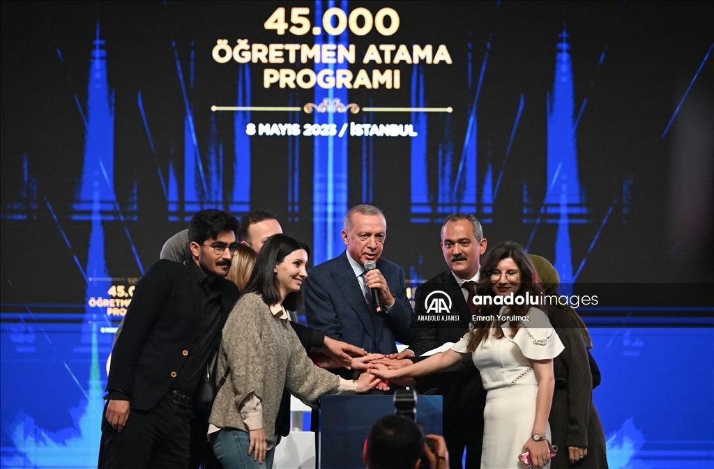 Cumhurbaşkanı Erdoğan, “45 bin Öğretmen Atama Programı”na katıldı