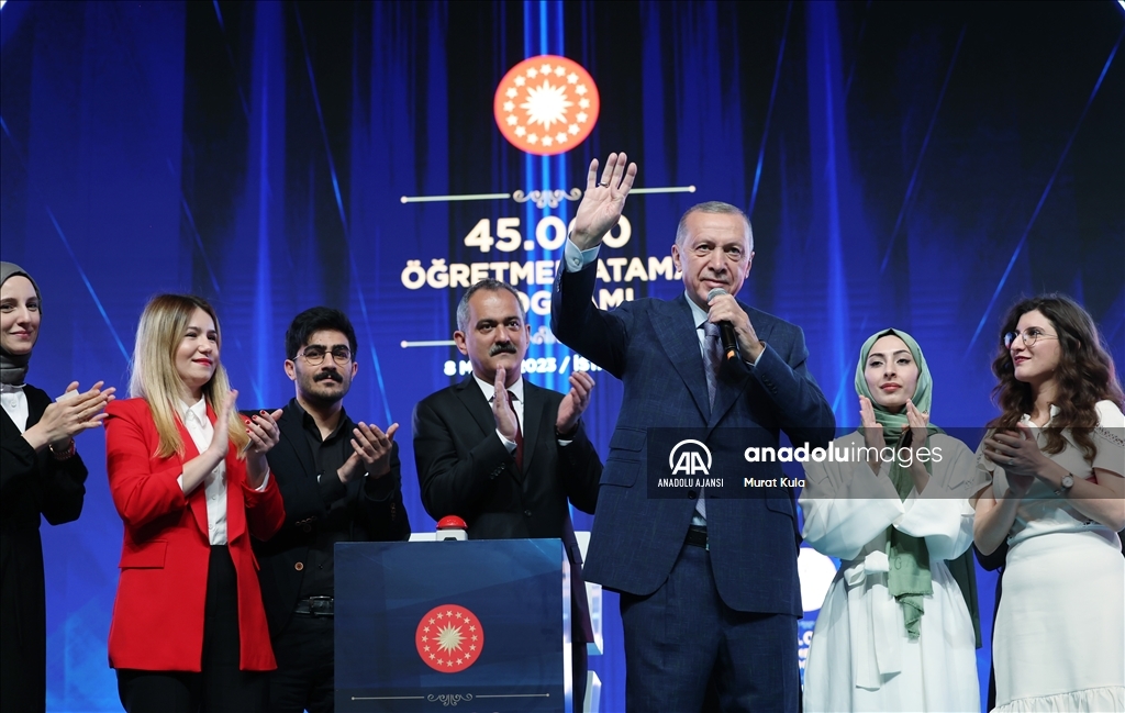 Cumhurbaşkanı Erdoğan, “45 bin Öğretmen Atama Programı”na katıldı