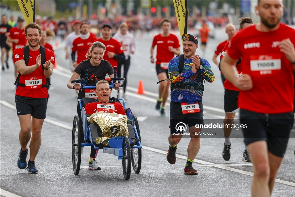 Kalp Vakfı, 10 kilometrelik bir parkurda destek maraton düzenledi