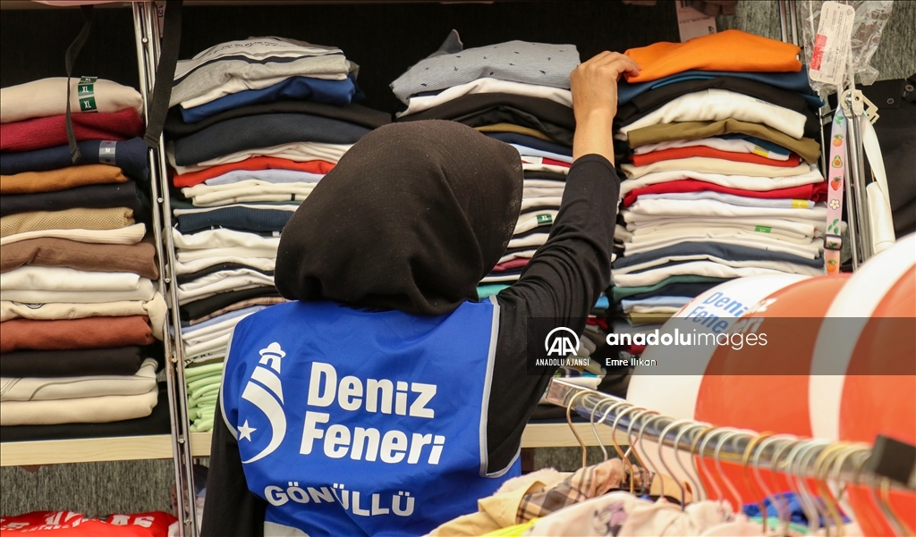 "Giyim mağazası" Malatya'da her gün 50 depremzede aileye hizmet veriyor