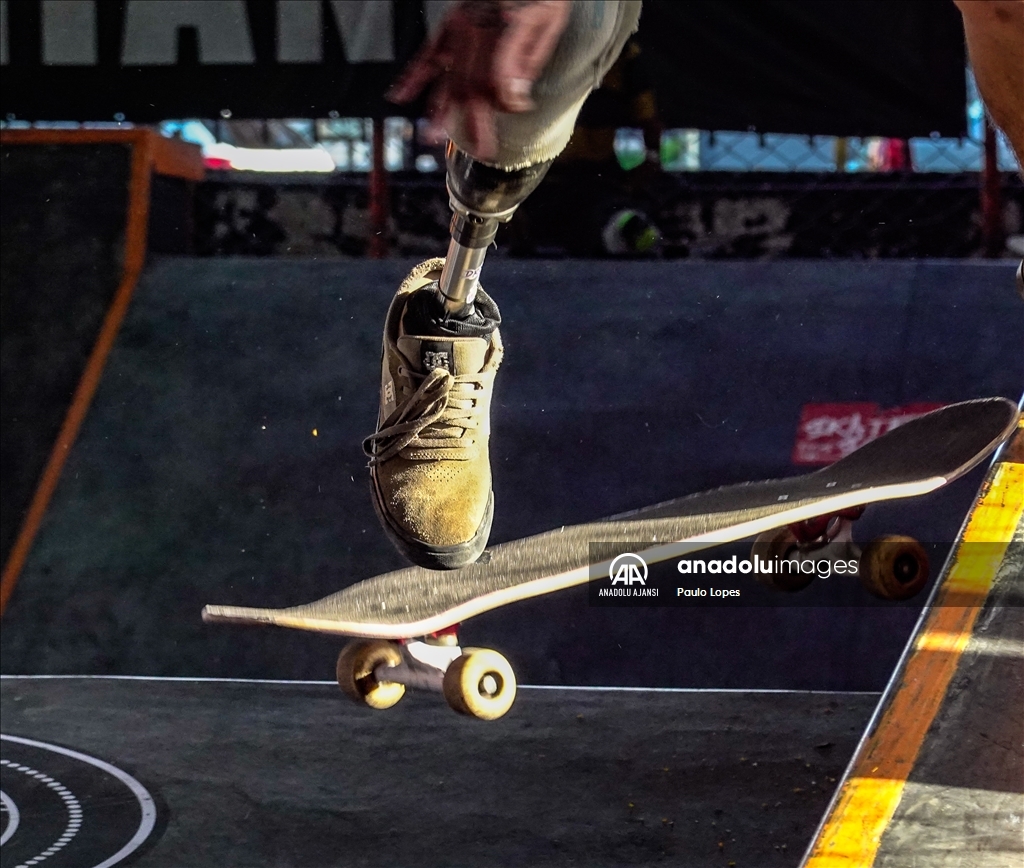 Corinthians Skatepark'ta düzenlenen Paraskate Tour Circuit'in 1. etabı