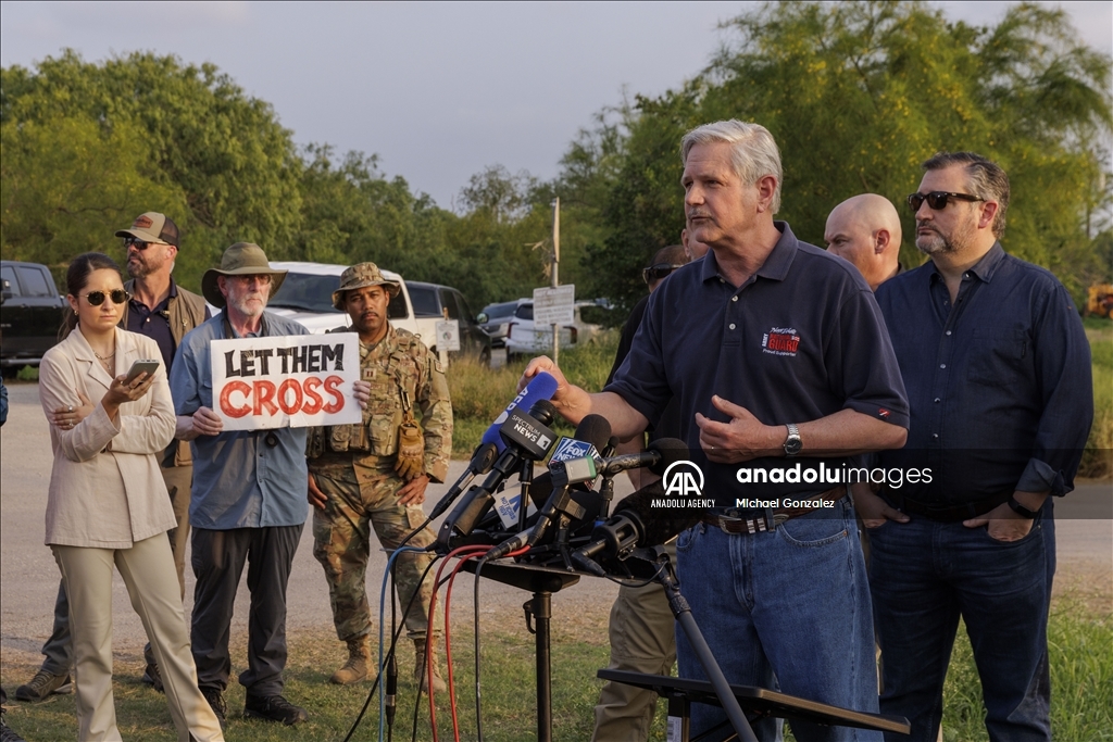 The delegation of senators held the news conference to discuss the ending of Title 42 in Texas