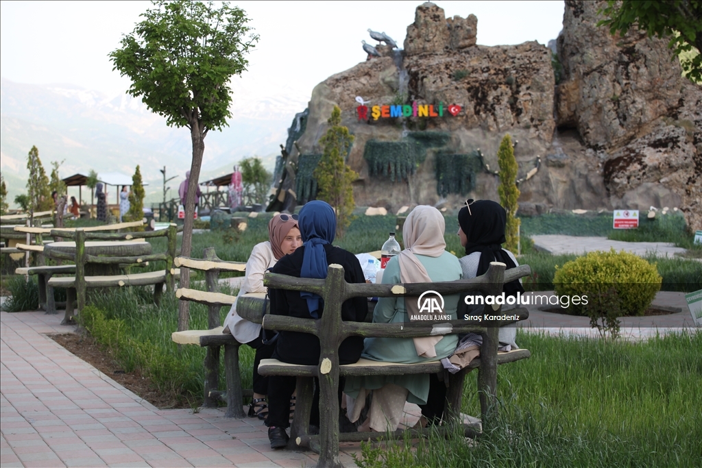 Teröristlerin taciz ateşi açtığı Efkar Dağı, Şemdinlililerin huzur bulduğu alana dönüştürüldü