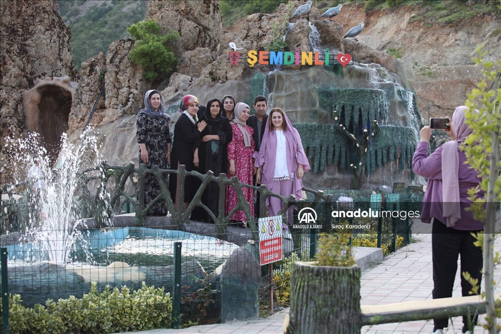 Teröristlerin taciz ateşi açtığı Efkar Dağı, Şemdinlililerin huzur bulduğu alana dönüştürüldü