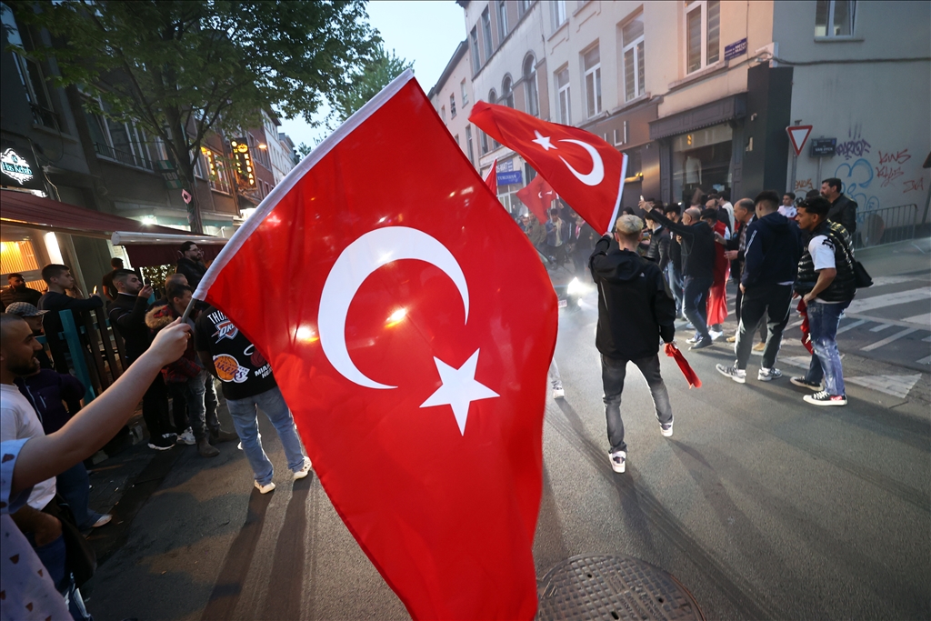 Warga Turkiye di Brussels turun ke jalan pasca pemungutan suara