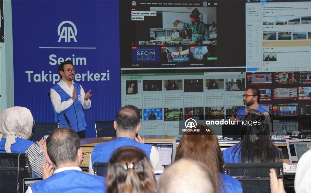 AA, tüm yurtta seçim sonuçlarını sandık başından duyurdu