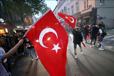 Warga Turkiye di Brussels turun ke jalan pasca pemungutan suara