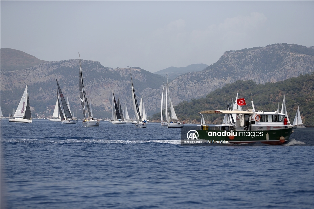 Şarık Tara-Atatürk'ü Anma Gençlik Kupası Yelken Yarışları, Göcek'te başladı