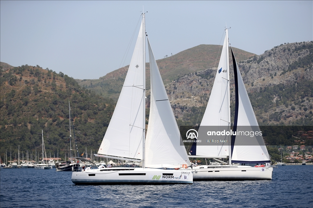 Şarık Tara-Atatürk'ü Anma Gençlik Kupası Yelken Yarışları, Göcek'te başladı