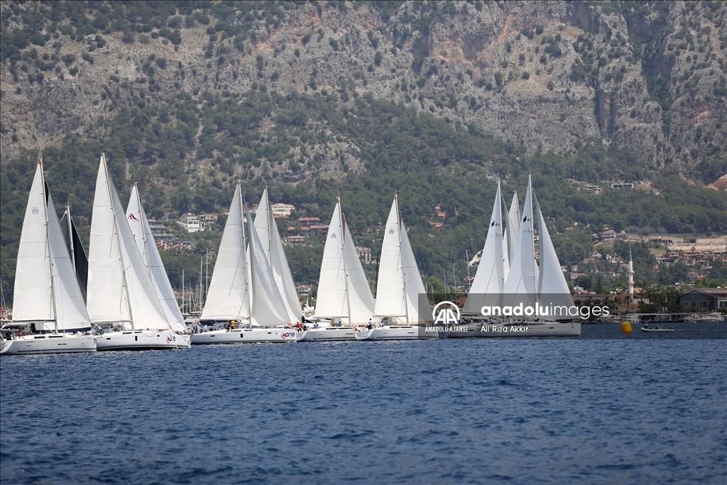 Şarık Tara-Atatürk'ü Anma Gençlik Kupası Yelken Yarışları, Göcek'te başladı