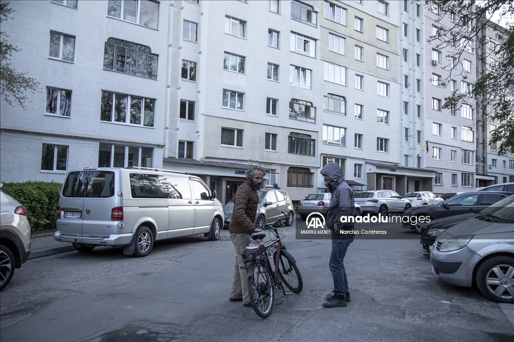 Recycling electric bikes in Lviv amid Russia-Ukraine war