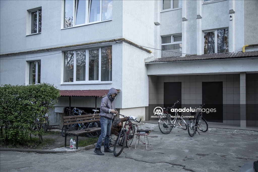 Recycling electric bikes in Lviv amid Russia-Ukraine war