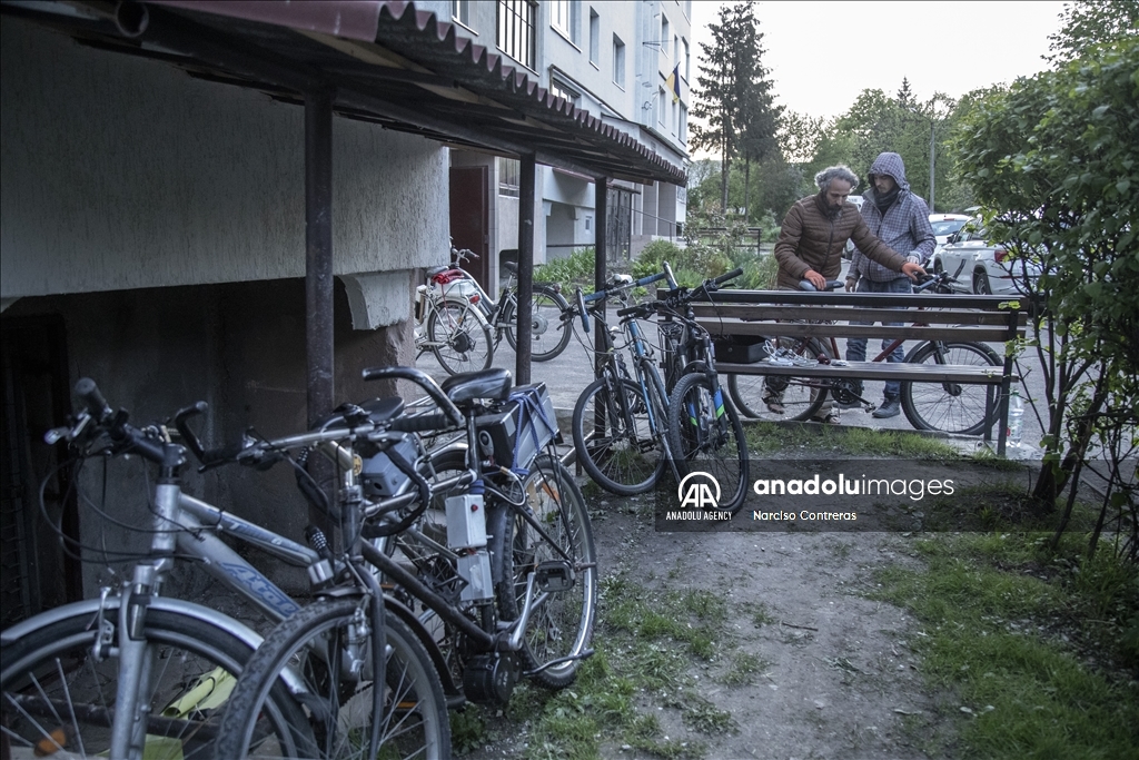 Recycling electric bikes in Lviv amid Russia-Ukraine war