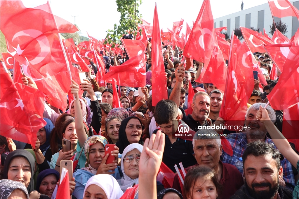 Cumhurbaşkanı Recep Tayyip Erdoğan, Defne Devlet Hastanesi açılış törenine katıldı