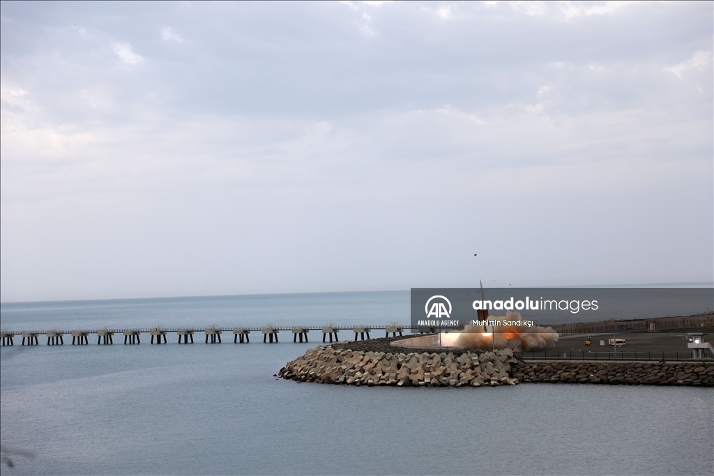 ترکیه دوربردترین موشک بالستیک تایفون را مجددا آزمایش کرد